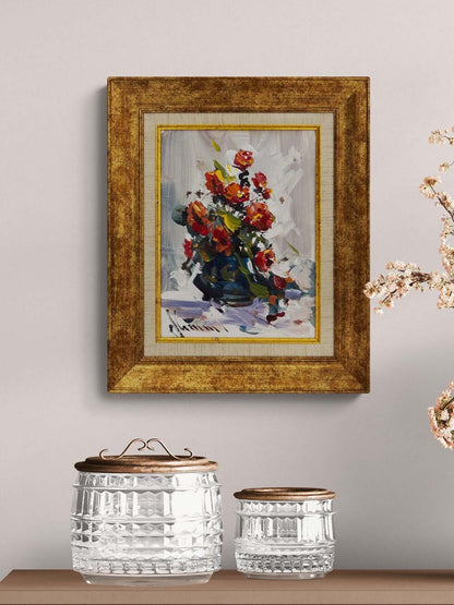 Aşkın Çiçekleri Yağlı Boya Tablosu