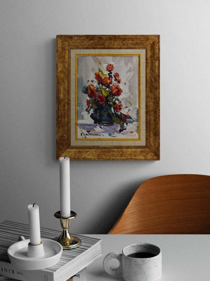 Aşkın Çiçekleri Yağlı Boya Tablosu