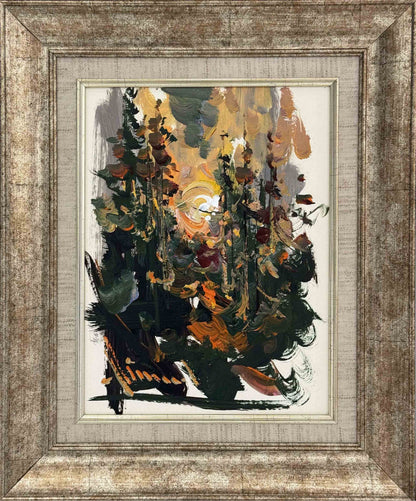 Sonbahar Işıltısı Yağlı Boya Tablosu