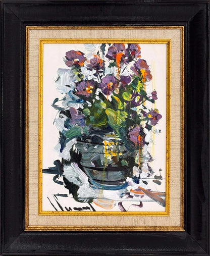 Taze Tomurcuklar Yağlı Boya Tablosu