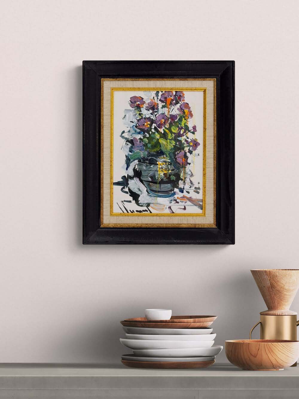 Taze Tomurcuklar Yağlı Boya Tablosu