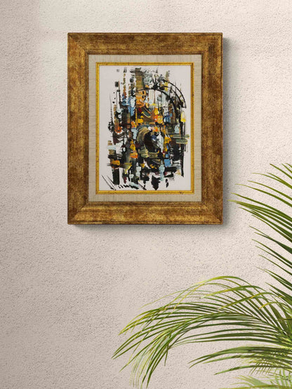 Renkli Yankılar Yağlı Boya Tablosu