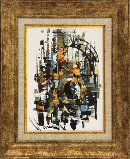 Renkli Yankılar Yağlı Boya Tablosu