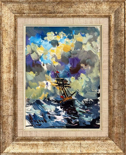 Deniz Üstünde Hatıralar Yağlı Boya Tablosu