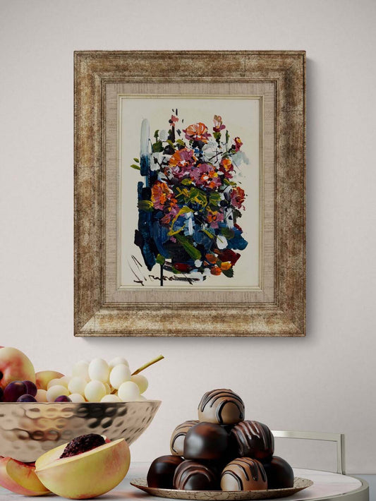 Kırmızı Bahar Yağlı Boya Tablosu