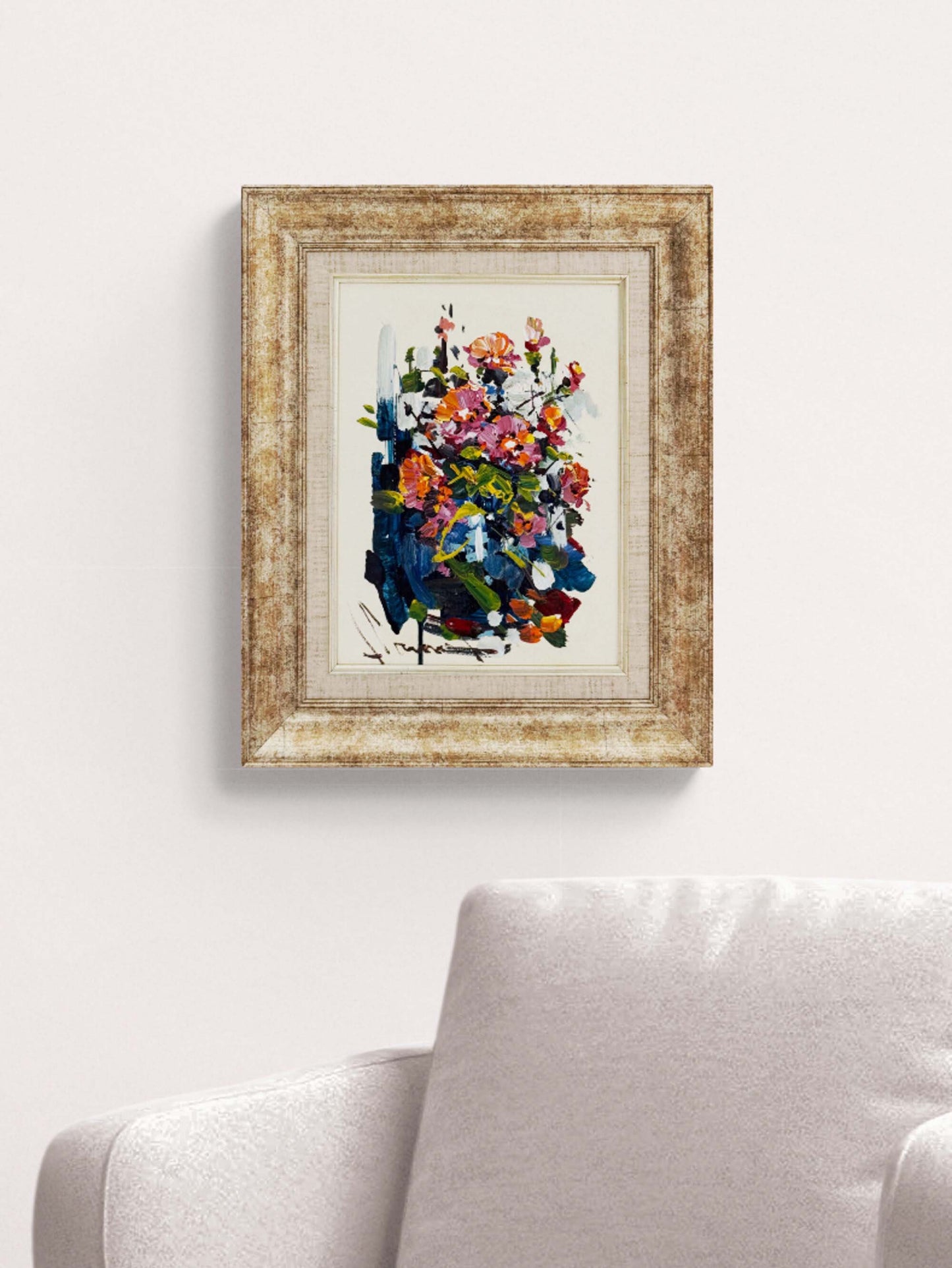 Kırmızı Bahar Yağlı Boya Tablosu