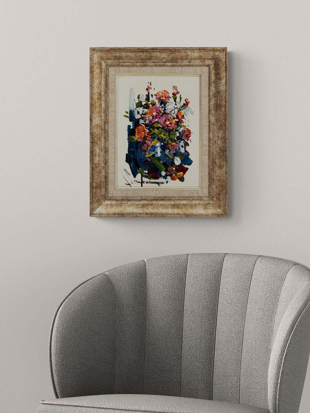 Kırmızı Bahar Yağlı Boya Tablosu