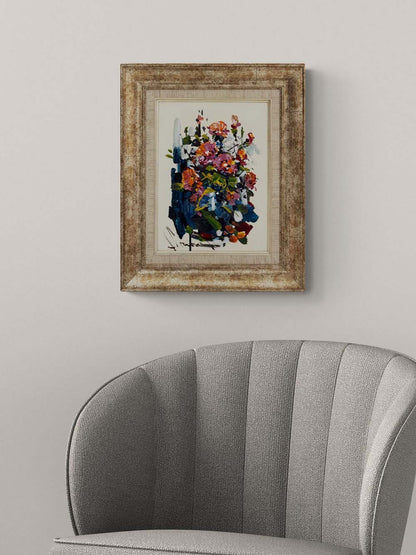 Kırmızı Bahar Yağlı Boya Tablosu