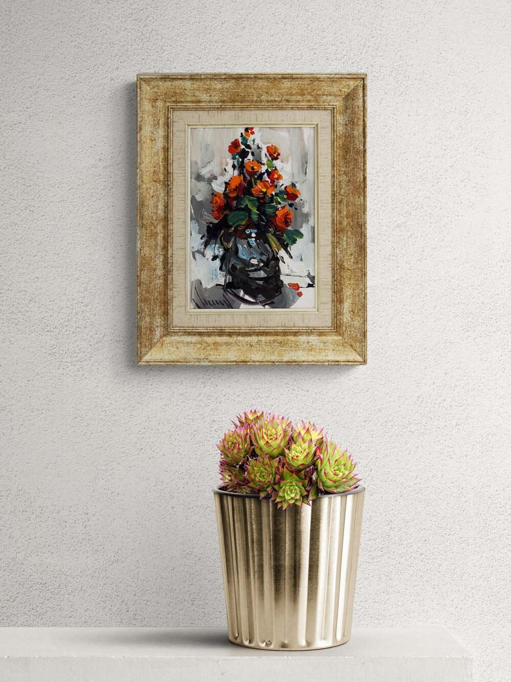 Kokusu Kalan Hatıralar Yağlı Boya Tablosu