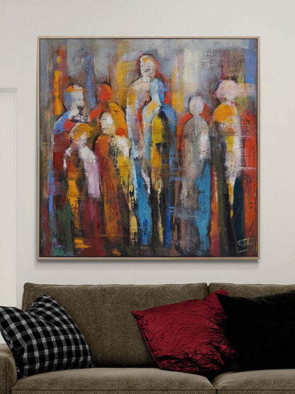 Modernite Yüzleri Yağlı Boya Tablosu