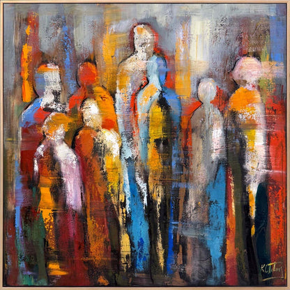 Modernite Yüzleri Yağlı Boya Tablosu