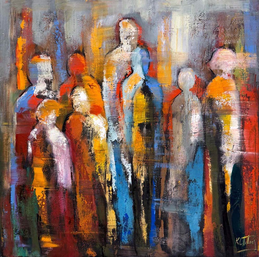 Modernite Yüzleri Yağlı Boya Tablosu