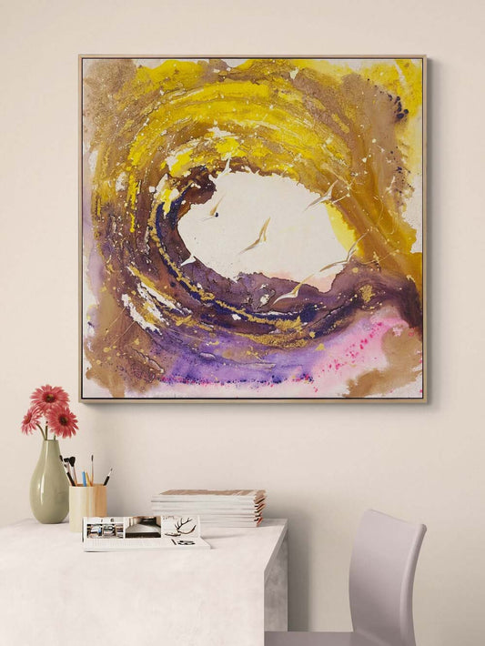 Hareketin Armonisi Yağlı Boya Tablosu