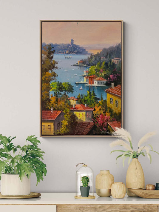 Yalıların Arasında Yağlı Boya Tablosu