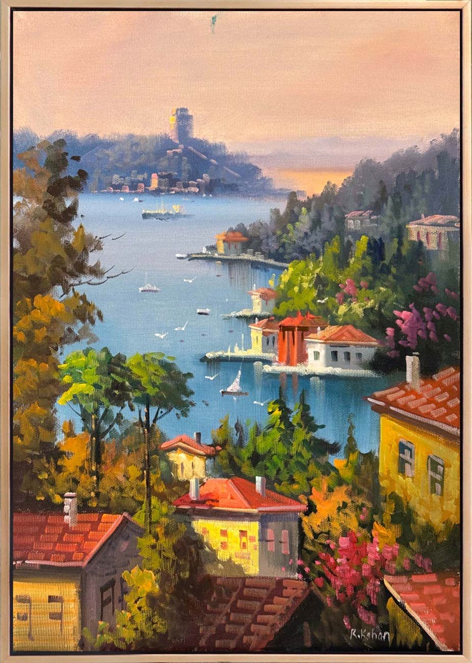 Yalıların Arasında Yağlı Boya Tablosu