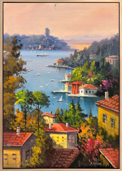 Yalıların Arasında Yağlı Boya Tablosu