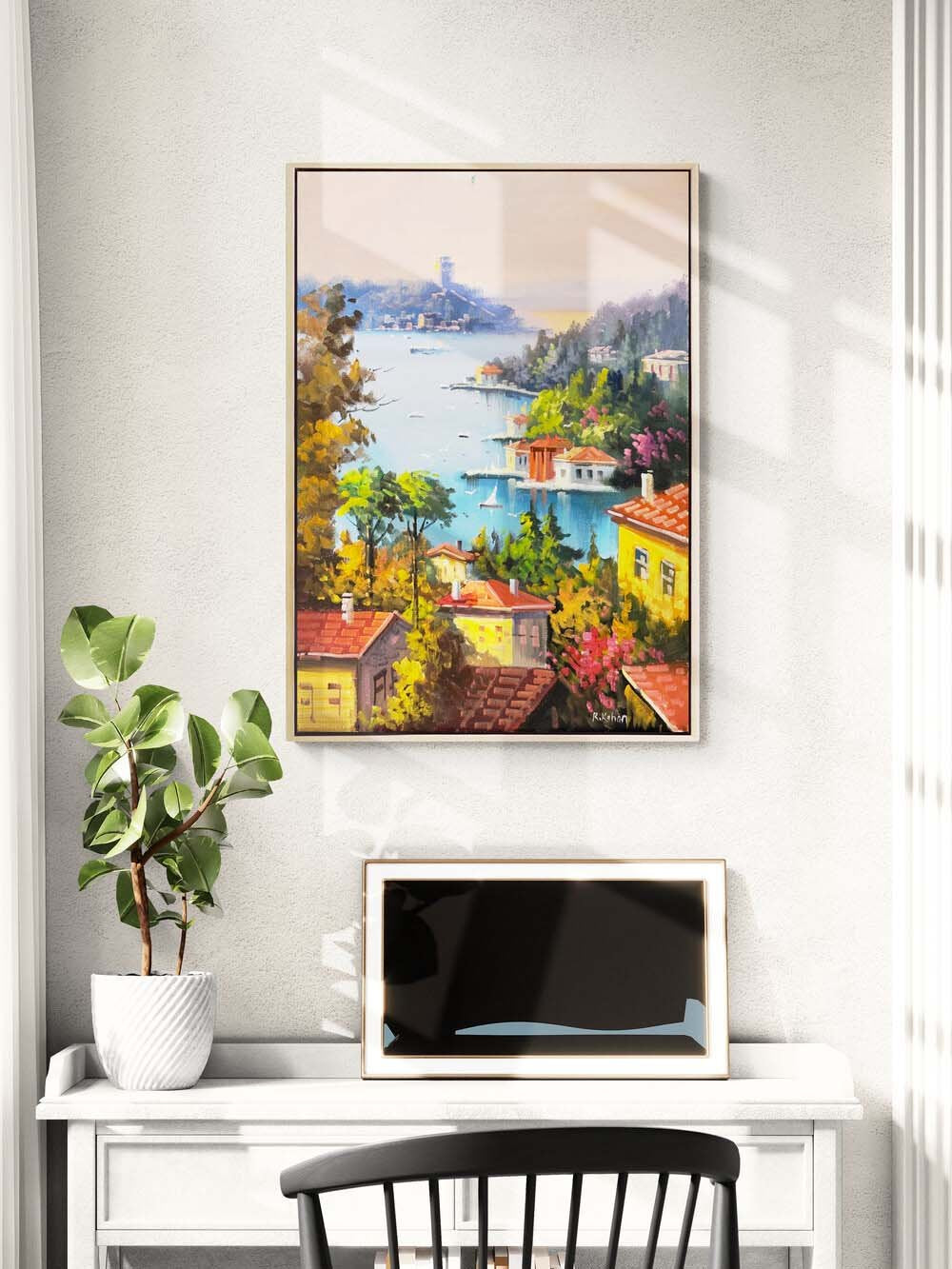 Yalıların Arasında Yağlı Boya Tablosu