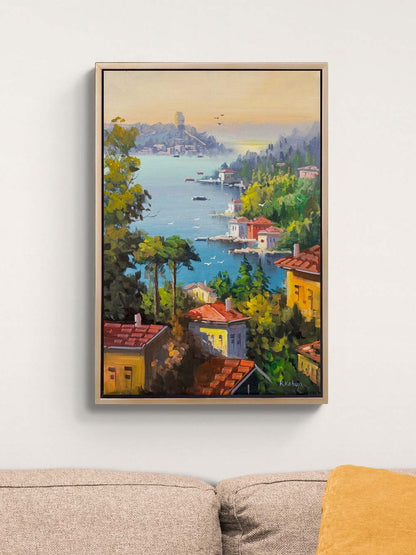 Eski İstanbul’un Rüyası Yağlı Boya Tablosu