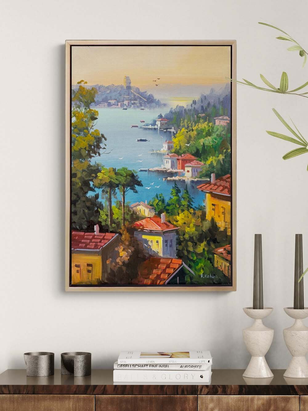 Eski İstanbul’un Rüyası Yağlı Boya Tablosu