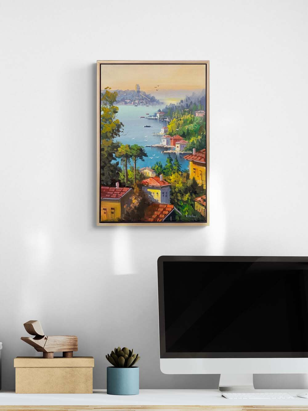 Eski İstanbul’un Rüyası Yağlı Boya Tablosu