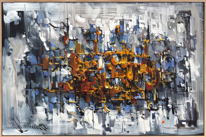 Sessizliğin Mabedi Yağlı Boya Tablosu