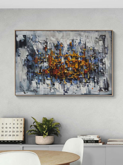 Sessizliğin Mabedi Yağlı Boya Tablosu