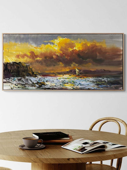 Rüzgârın Dinlendiği Yer Yağlı Boya Tablosu