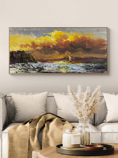 Rüzgârın Dinlendiği Yer Yağlı Boya Tablosu