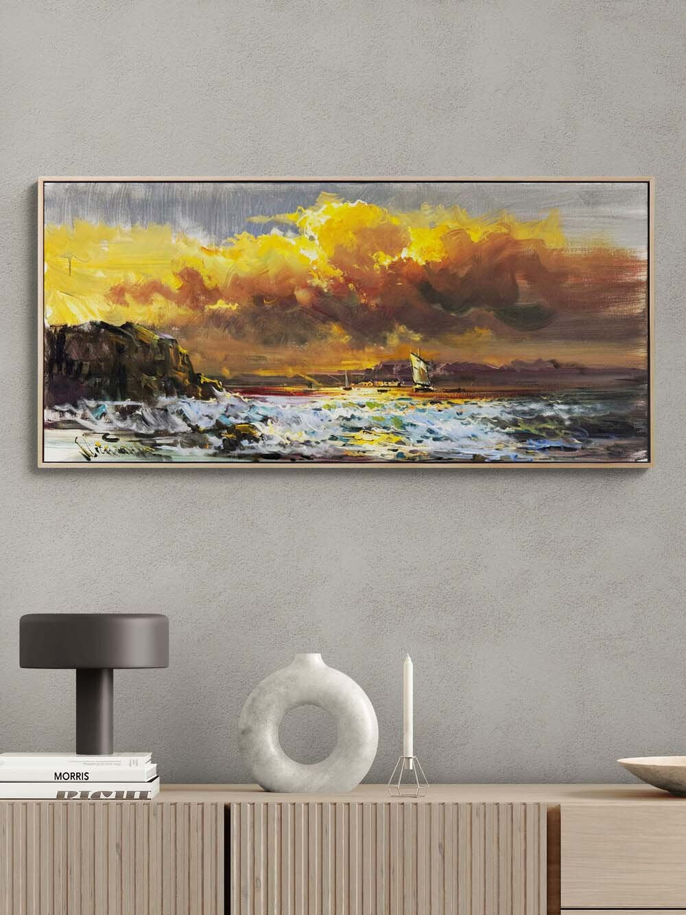 Rüzgârın Dinlendiği Yer Yağlı Boya Tablosu