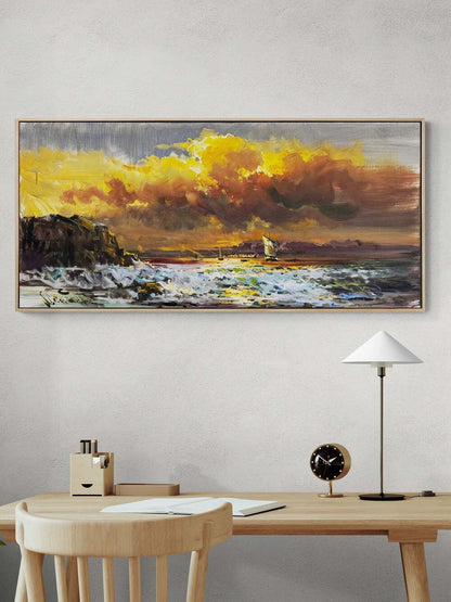 Rüzgârın Dinlendiği Yer Yağlı Boya Tablosu