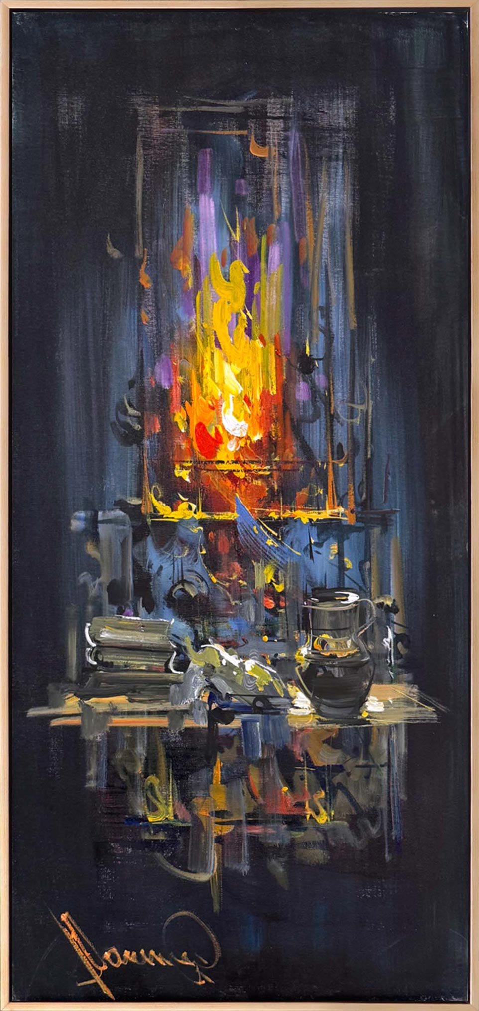 Unutulmuş Işık Yağlı Boya Tablosu