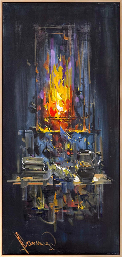 Unutulmuş Işık Yağlı Boya Tablosu