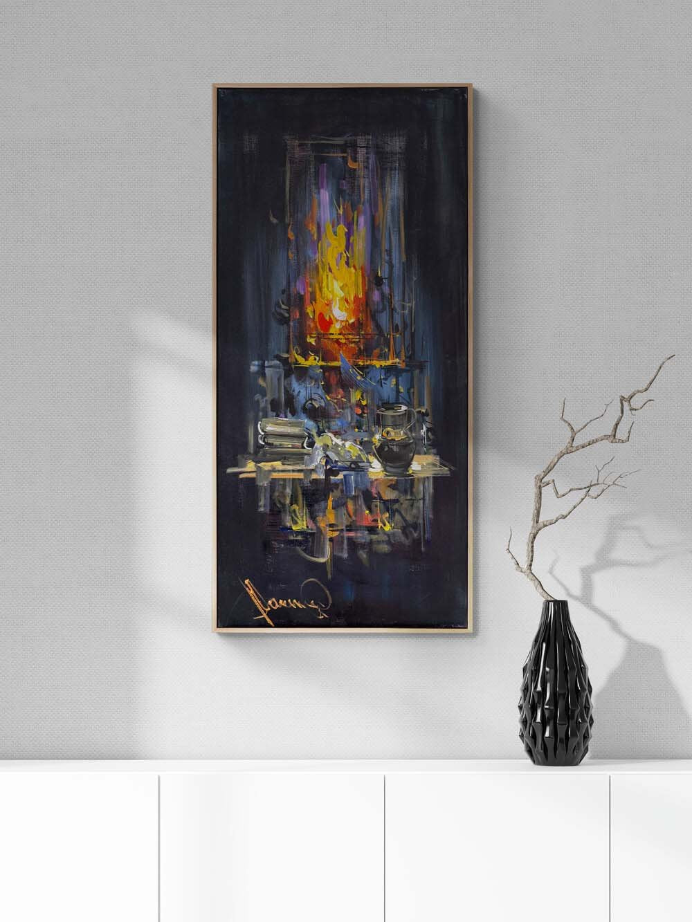 Unutulmuş Işık Yağlı Boya Tablosu