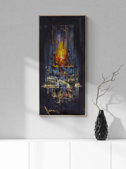 Unutulmuş Işık Yağlı Boya Tablosu