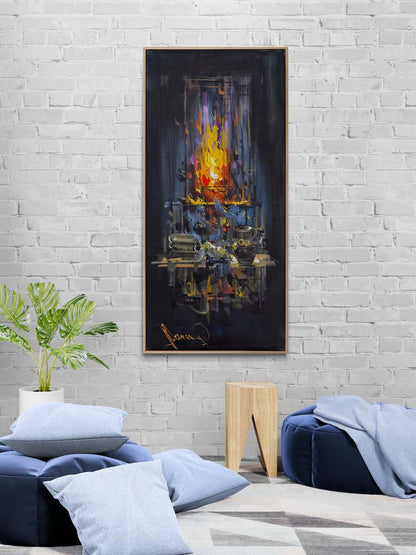 Unutulmuş Işık Yağlı Boya Tablosu