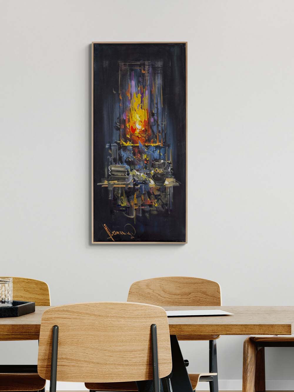 Unutulmuş Işık Yağlı Boya Tablosu