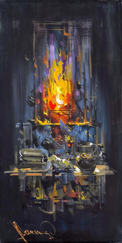 Unutulmuş Işık Yağlı Boya Tablosu