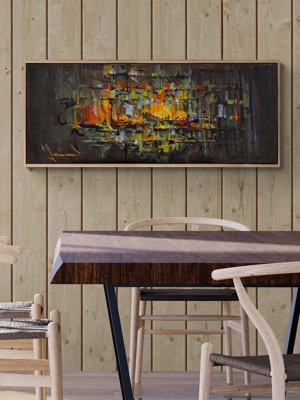 Duvarların Hafızası Yağlı Boya Tablosu