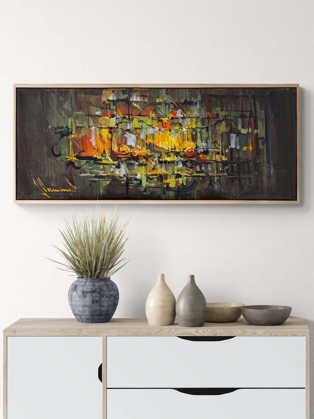 Duvarların Hafızası Yağlı Boya Tablosu