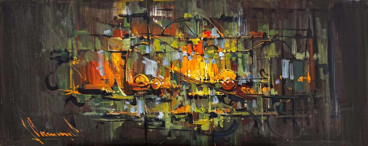 Duvarların Hafızası Yağlı Boya Tablosu