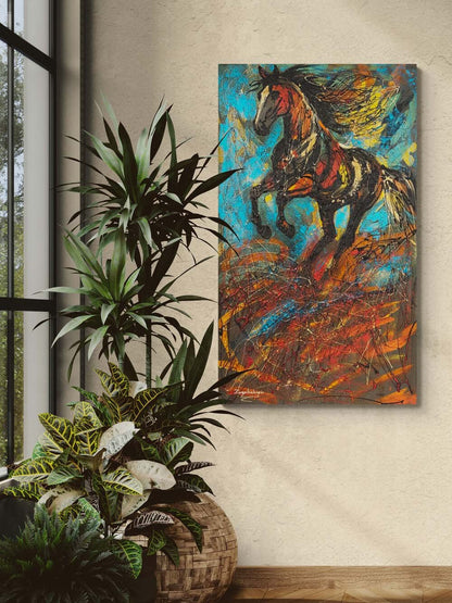 Özgürlüğün Nabzı Yağlı Boya Tablosu