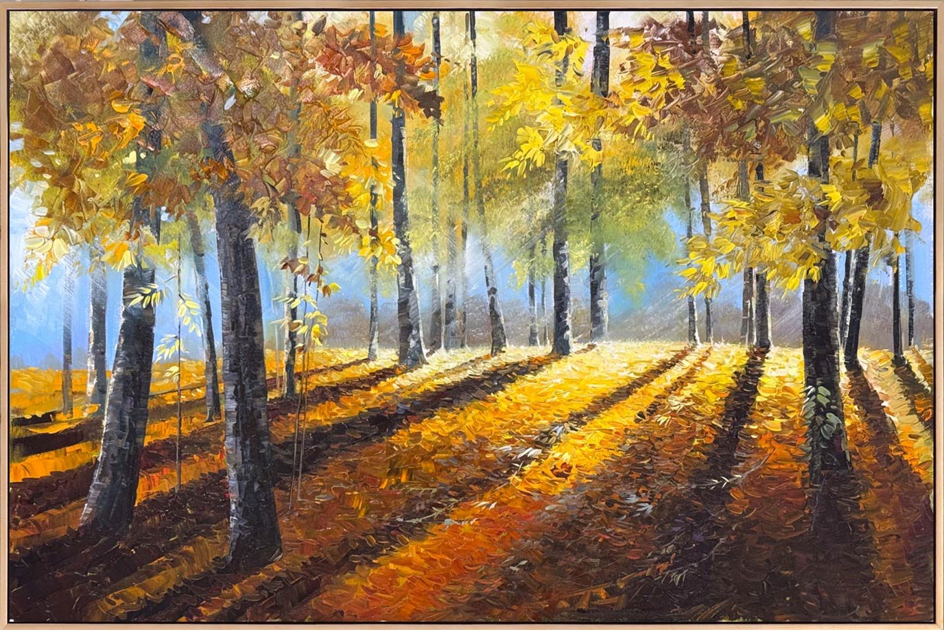 Doğanın Altın Hâli Yağlı Boya Tablosu