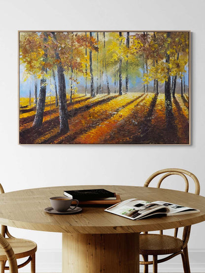 Doğanın Altın Hâli Yağlı Boya Tablosu