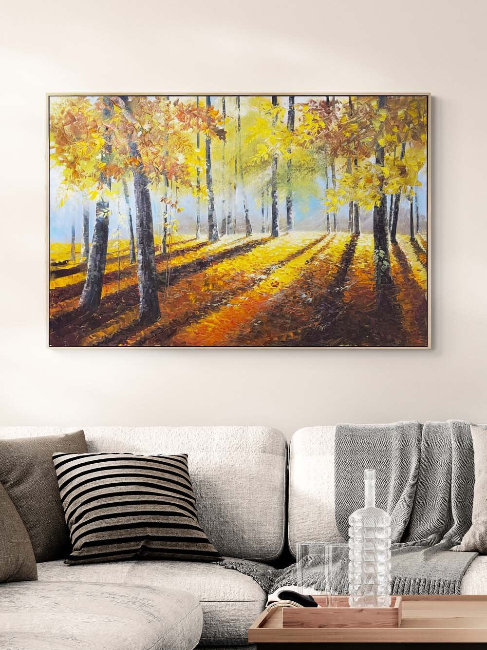 Doğanın Altın Hâli Yağlı Boya Tablosu