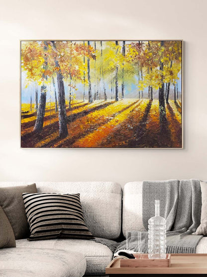 Doğanın Altın Hâli Yağlı Boya Tablosu