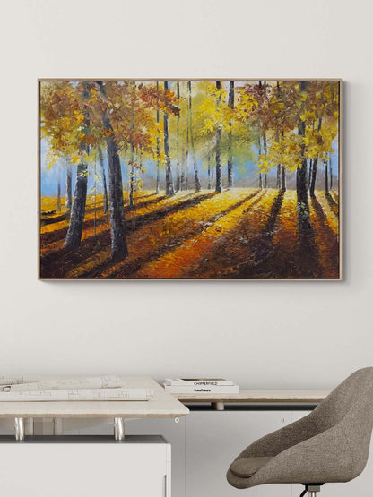 Doğanın Altın Hâli Yağlı Boya Tablosu