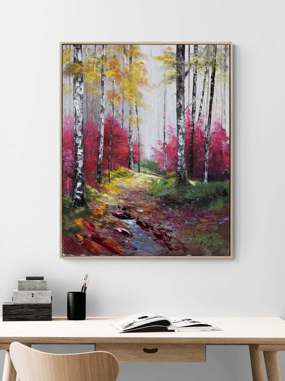 Sonbaharın Fısıltısı Yağlı Boya Tablosu