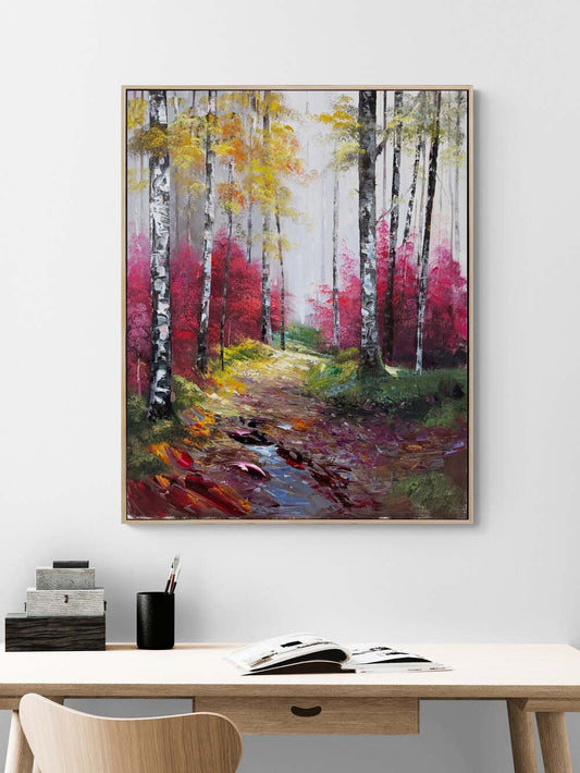 Sonbaharın Fısıltısı Yağlı Boya Tablosu