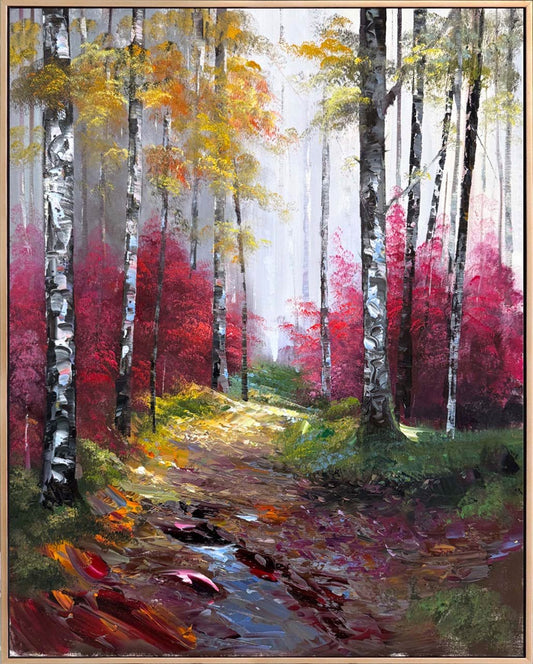 Sonbaharın Fısıltısı Yağlı Boya Tablosu