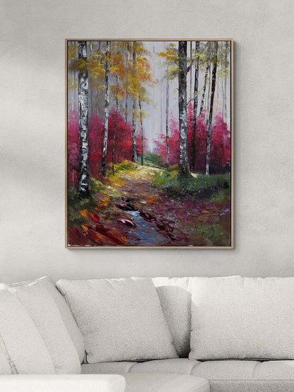 Sonbaharın Fısıltısı Yağlı Boya Tablosu